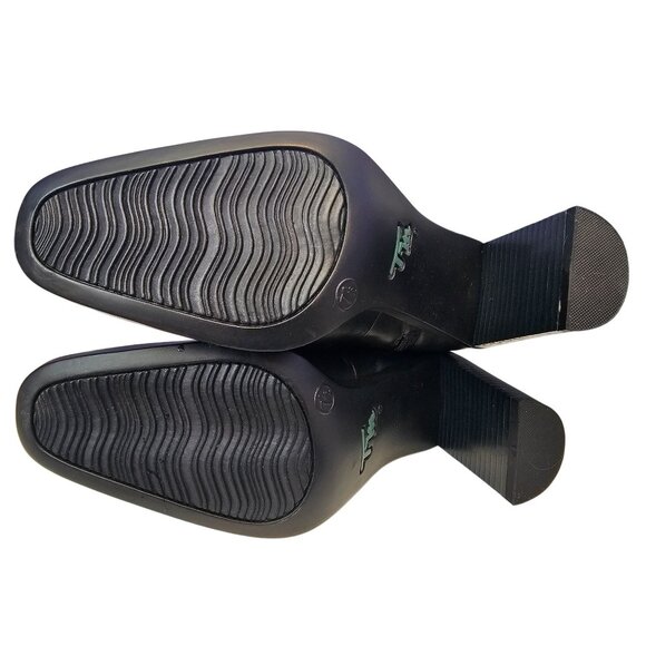 Thom Mcan Leather Heeled Boots Sz 7.5 Womens Style 21913 Black NWT See Descript - Picture 6 of 16